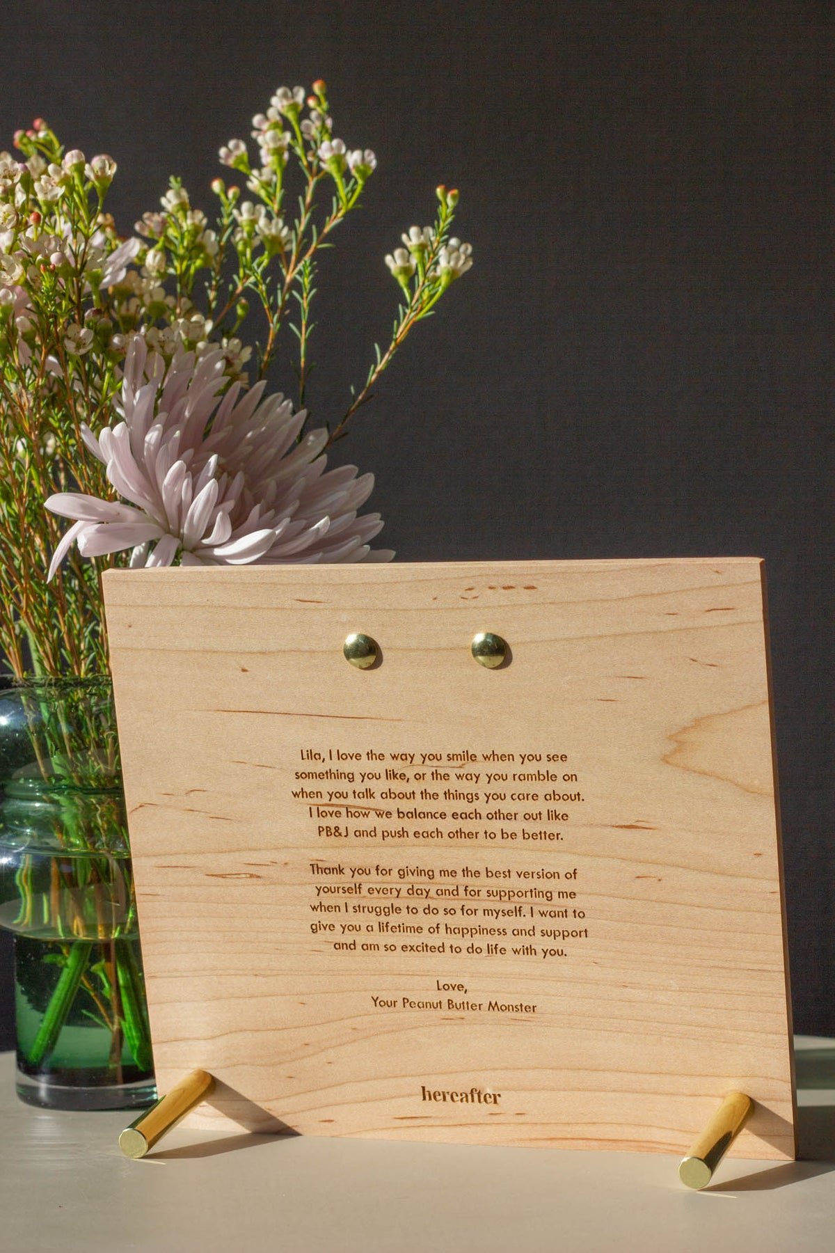 Hereafter Wood Picture Frame