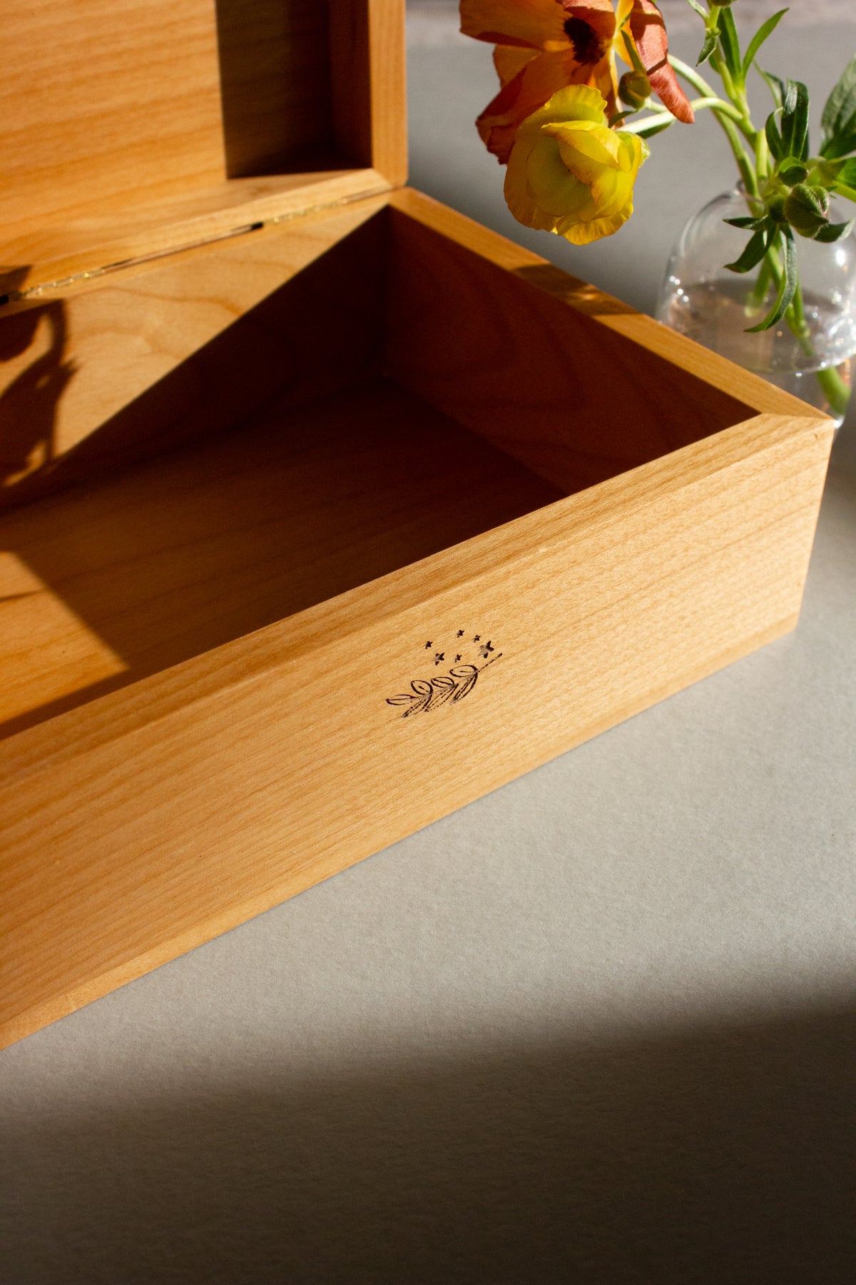Grow Swim Fly Wood Baby Memory Box | Hereafter