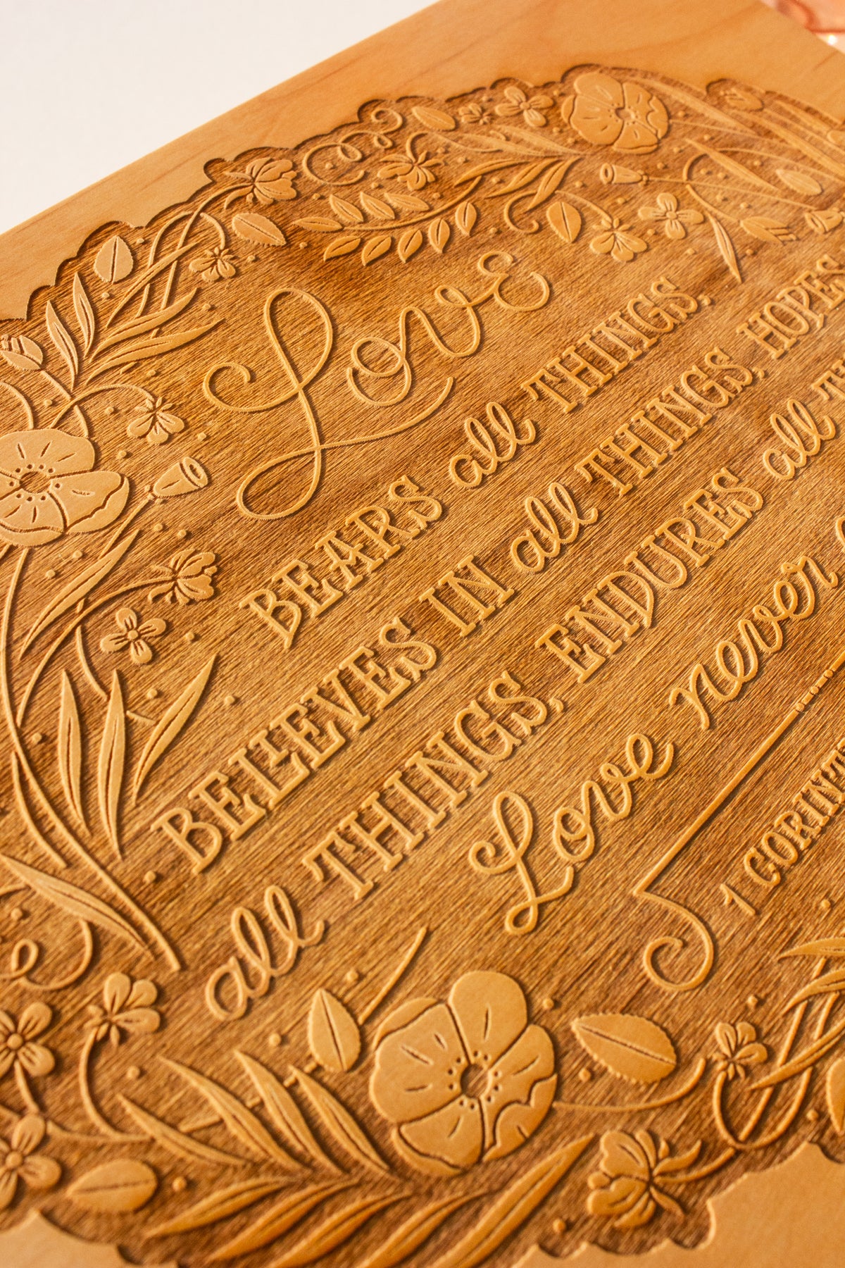 Love Never Ends Wood Keepsake Box | Hereafter