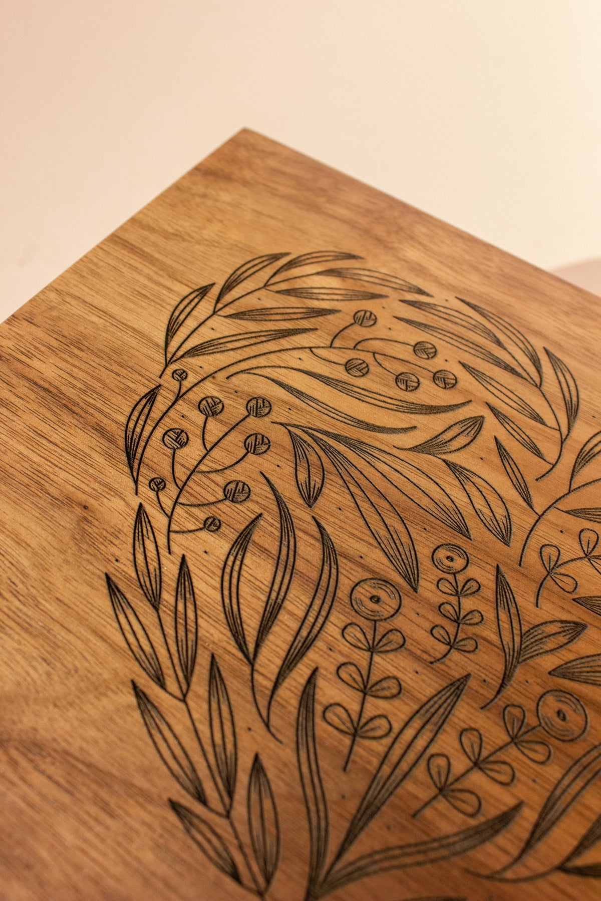 Floral Heart Wood Memory Box | Hereafter