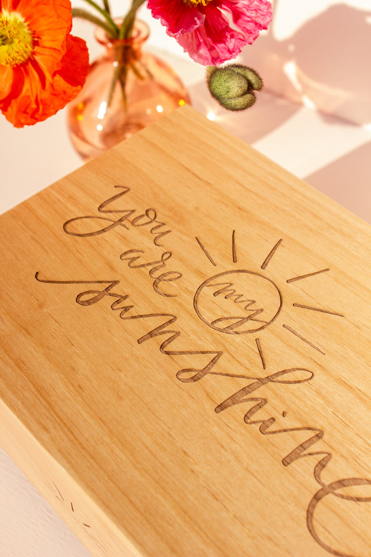 You Are My Sunshine Wood Baby Memory Box | Hereafter
