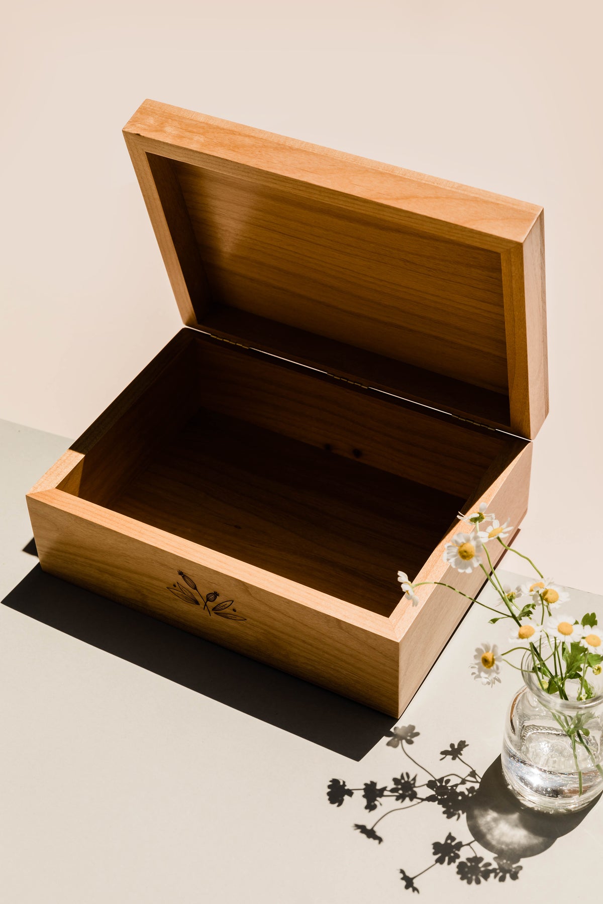 With You I Am Home Wood Keepsake Box | Hereafter